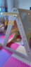 顽乐熊攀爬架滑梯秋千组合家用室内婴幼儿宝宝儿童游乐场玩具积木板 薄荷绿攀爬架 实拍图