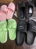 俞兆林（YUZHAOLIN）拖鞋男家用室内外穿洗澡浴室防滑居家情侣凉拖鞋女 粉色 38/39 实拍图
