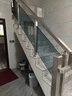 金日盛（FSJRS） 楼梯扶手现代简约不锈钢楼梯扶手护栏阁楼阳台栏杆自装玻璃立柱 楼梯1050黑漆-精铸款1支立柱 实拍图