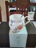 永丰源国瓷永丰源月亮时光 茶杯陶瓷马克杯家用 水杯办公室喝茶杯  310ml 白色 实拍图