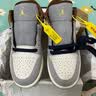 耐克NIKE篮球鞋男子AJ1乔1JORDAN 1运动鞋FZ5042-041灰白40.5 实拍图