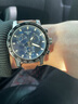 天梭（TISSOT）手表男速敢系列黑武士三眼石英男表运动男士腕表送男友送老公礼物 T125.617.16.041.00蓝盘棕带 实拍图