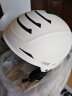UVEX legend 2.0传奇鲨鱼腮滑雪头盔 德国优维斯进口单双板全地形雪盔 哑光白-黑 55-59cm 亚洲版 实拍图
