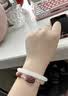 红酥手玉手镯金丝玉手镯女式油润透亮玉镯子57mm 实拍图
