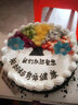 曼恒新鲜水果奶油生日蛋糕全国同城配送当天到送爸爸妈妈男女儿童老人 L款水果树蛋糕 10英寸(适合4-7人) 实拍图