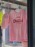 伊芙丽设计感小众短袖女2022年夏季新款粉色ins体恤上衣正肩T恤女库存低 粉色  165/88A/L 实拍图