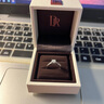 DR现货光芒求婚钻戒K金/铂金戒指BELIEVE系列结婚礼物纪念日礼物 铂金*9分F色VS1+爱之所向男戒 实拍图