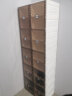 蚂蚁盒子（MAYIHEZI）免安装一体式折叠透明茶色塑料鞋柜收纳防尘防潮鞋盒 2列10层20格 实拍图