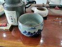 来尊茶洗大号特大家用笔洗陶瓷青花瓷茶具配件洗茶碗茶道零配水盂水洗 老陶泥茶洗【千里江山】简装 晒单实拍图