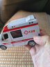星珀（Symper）仿真合金车双开门模型儿童玩具车声音灯光回力式汽车宝宝金属玩具 商务救护车 实拍图