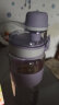 BABLOV大容量塑料水壶健身运动超大吸管杯子女男直饮太空杯夏季极光紫1L 晒单实拍图