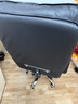 英斯迪尔（INSDEA）家用老板椅舒适久坐办公椅电脑椅可躺靠背椅书房书桌商务沙发座椅 黑色-纳米皮【高弹海绵】 铝合金脚 实拍图