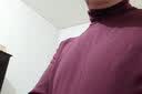 奥德里奇长袖T恤男秋冬季中青年修身潮流韩版高领打底衫男莫代尔加绒加厚保暖抗皱不起球纯色打底衫内搭上衣 酒红加绒 L 实拍图
