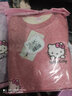 Hello Kitty女童保暖内衣套装加绒加厚儿童秋衣秋裤宝宝秋冬棉秋衣套装 【加绒款】紫色 55402 140 适合135-145cm 实拍图