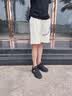 安踏云逸小黑鞋运动鞋男鞋夏季透气软底增高耐磨跑步鞋子男休闲鞋通勤 【透气网面】黑金5581 新货号 42.5 实拍图