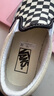 VANS范斯童鞋官方 Slip-On棋盘格亲子款舒适一脚蹬中大童帆布鞋 黑白棋盘格 28码 实测内长17.5cm 实拍图
