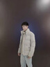 仕季棉衣男冬季加厚棉袄外套韩版男士潮流学生宽松连帽面包服棉服男装 卡其 XL 实拍图