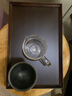 瓷牌茗茶具（cipaiming teaset） 竹制茶盘托盘功夫茶具茶海长方形水果盘茶托茶台 胡桃色（托盘小号30*19*1.7 实拍图