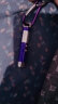 新术迷你验钞小型紫外线验钞灯便携式验钞笔荧光剂检测笔紫光手电筒 紫色+带3颗电池 实拍图