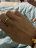 周生生母亲节礼物  足金指玩系列素圈黄金戒指对戒男女款 92293R定价 13圈 实拍图