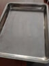 翡畅 304不锈钢方盘加厚深托盘长方形餐盘饺子烧烤蒸饭盘菜盘蒸饭柜 深盘44.5cmX34.5cmX4.8cm 实拍图
