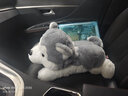 嘟兜可爱小狗毛绒玩具萌宠哈士奇二哈狗狗抱枕玩偶灰色布娃娃生日礼物 灰色 50厘米 实拍图