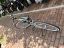 云宵死飞自行车实心胎成人初中学生青少年公路单车赛车代步24男士 钛银色26寸60刀 实拍图