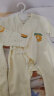 aqpa[2件装]新生婴儿连体哈衣春秋纯棉衣服男女宝宝哈衣和尚服0-6月 小橘子（2件装） 52cm 实拍图
