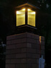 圣德艺太阳能柱头灯户外防水新中式庭院门柱灯室外家用别墅大门围墙灯 小号灯体总高40cm-空框+10瓦 太阳能款可接电 实拍图