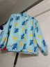 婴儿加绒外套女宝宝儿童男童冬装秋冬衣服小童洋气3加厚1岁棉衣 绒里蓝色 100cm 实拍图