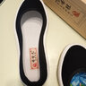 布舍元千层底女汉服传统透气搭扣老北京布鞋 91Y-1022A 黑色套脚 36  实拍图