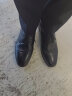 金猴（JINHOU）绅士男鞋牛皮三接头 百搭商务系带男士正装鞋皮鞋 黑色 44 实拍图