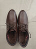 奥康棉鞋男冬季加绒保暖皮鞋真皮休闲加厚棉皮鞋爸爸鞋 棕色 加绒 40 实拍图