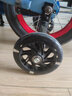 儿童自行车辅助轮童车闪光辩论童车单支撑学车轮子配件 12寸黑色发光辅助轮一套(配工具) 实拍图