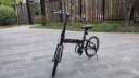 邦德富士达 折叠自行车20英寸内五变速铝合金车架成人男女式轻便上班代步城市公路小跑车学生单车 黑红色 晒单实拍图