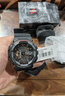 卡西欧（CASIO）手表男 G-SHOCK黑金 户外运动防水防震男表 潮流学生表考试表 GA-110-1A  权志龙同款 实拍图