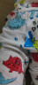 南极人儿童睡衣男夏季薄款宝宝空调服中大童男童女童长袖棉绸家居服套装 恐龙世界 120cm 实拍图