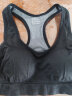 宾迪（BINDI）高强度防震聚拢运动内衣女一体式固定胸垫薄款美背前拉链运动文胸 粉色 S(95斤内) 实拍图