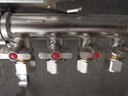 全铜一体地暖分水器家用全套阀门配件暖气地热管分集水器兴中德 8路（全铜大体活接头） 实拍图