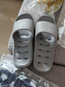 小白丫软底夏浴室拖鞋女按摩抗菌舒适防滑日式简约家居情侣洗澡凉拖鞋Y8 A7果绿39-40适合38-39脚码 实拍图
