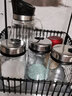 华派玻璃烧烤调料瓶四口撒粉瓶胡椒粉瓶子花椒孜然粉佐料瓶厨房盐罐 调料瓶150ml（3个装） 实拍图