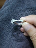 七度（SEVEN DEGREE）莫比乌斯999足银情侣对戒男女款一对戒指表白礼物520送女朋友老婆 实拍图