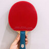 斯帝卡（Stiga）五星乒乓球拍斯蒂卡单拍横拍6星兵乓球拍专业级反胶直拍 六星 CARBON碳素 双面反胶 直拍CS_短柄 单只 实拍图
