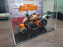 辰望良品摩托车KTM 杜卡迪模型1:12仿真合金机车模收藏摆件生日礼物送男生 KTM超级公爵+背景展示盒 实拍图