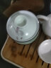 豹霖景德镇青花瓷盖碗茶杯茶碗陶瓷特大泡茶杯功夫茶具敬茶碗单个三才 盖碗大号-翡翠绿荷花 实拍图