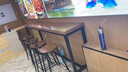 木办实木吧台桌家用奶茶店咖啡厅图书馆餐厅休闲吧阳台高脚长条餐桌椅 实拍图