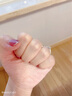 I DoDestiny系列18K金钻石戒指求婚生日七夕情人节礼物送女友 【求婚戒指】12号/18K金/定制 实拍图