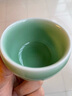 灵青坊 茶杯主人杯单杯大号精品青瓷手工品茗杯品茗杯单个哥窑冰裂纹开片可养主人杯家用喝茶个人杯功夫茶具 弟窑梅子青 实拍图