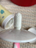 贝亲 (Pigeon) 牙刷 婴儿牙刷 婴儿训练牙刷 柔软刷毛 1阶段训练牙刷 粉色 6-8月 11534 实拍图
