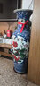垚罄 陶瓷粉彩落地大花瓶客厅工艺品摆件花艺 1米大花瓶酒店企业 连年有余 蓝款  90cm单根 配底座 实拍图